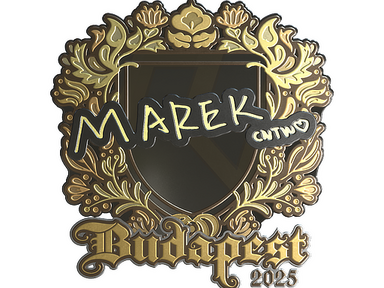 Sticker | Marek (Gold) | Budapest 2025