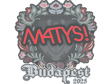 Sticker | MATYS | Budapest 2025