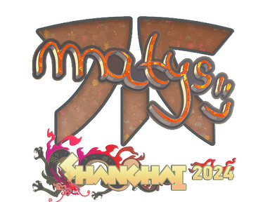 Sticker | MATYS (Glitter) | Shanghai 2024