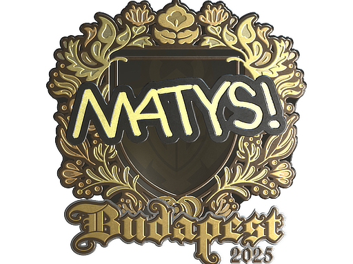 Sticker | MATYS (Gold) | Budapest 2025