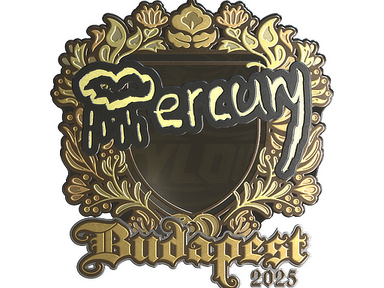 Sticker | Mercury (Gold) | Budapest 2025