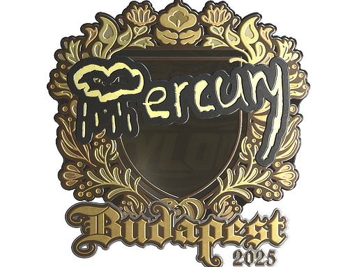 Sticker | Mercury (Gold) | Budapest 2025