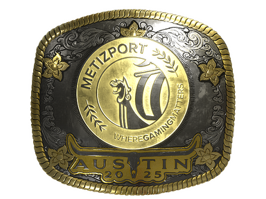 Sticker | Metizport (Gold) | Austin 2025