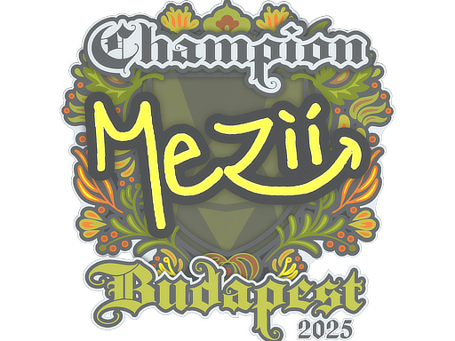 Sticker | mezii (Champion) | Budapest 2025