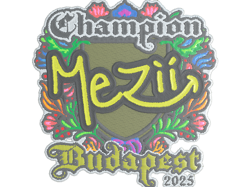 Sticker | mezii (Embroidered, Champion) | Budapest 2025