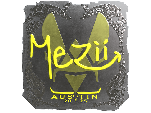Sticker | mezii (Foil) | Austin 2025