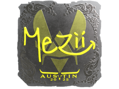 Sticker | mezii (Foil) | Austin 2025