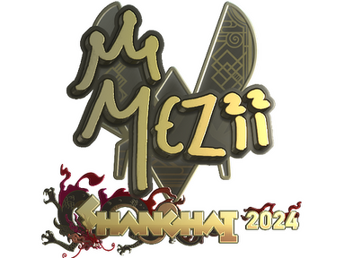 Sticker | mezii (Gold) | Shanghai 2024