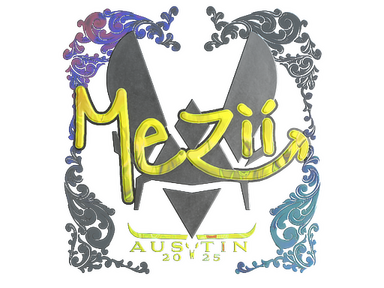 Sticker | mezii (Holo) | Austin 2025