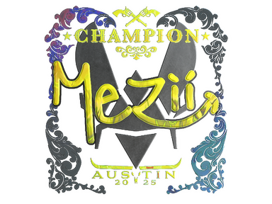 Sticker | mezii (Holo, Champion) | Austin 2025