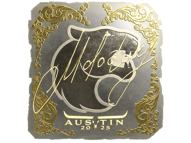 Sticker | molodoy (Gold) | Austin 2025
