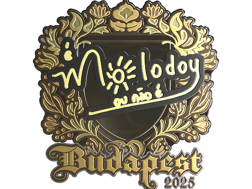 Sticker | molodoy (Gold) | Budapest 2025