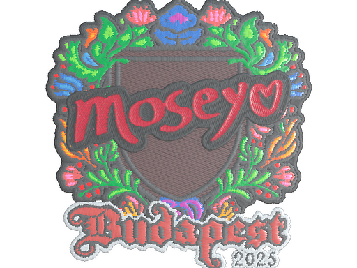 Sticker | Moseyuh (Embroidered) | Budapest 2025