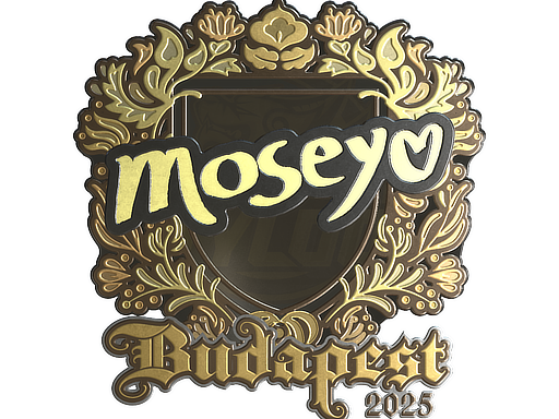Sticker | Moseyuh (Gold) | Budapest 2025