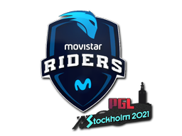 Sticker | Movistar Riders | Stockholm 2021