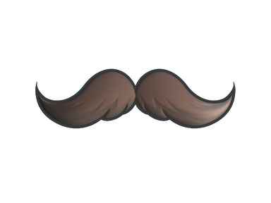 Sticker | Mustachio (Foil)