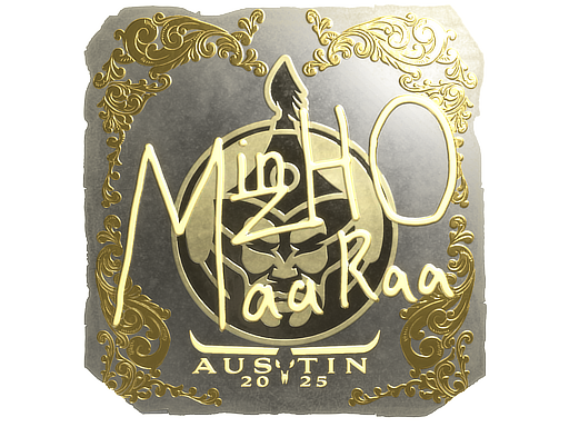 Sticker | mzinho (Gold) | Austin 2025