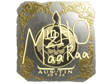 Sticker | mzinho (Gold) | Austin 2025