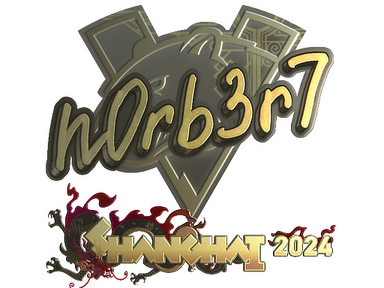 Sticker | n0rb3r7 (Gold) | Shanghai 2024
