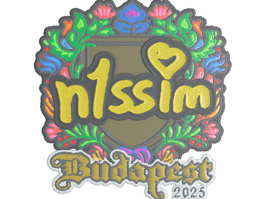 Sticker | n1ssim (Embroidered) | Budapest 2025
