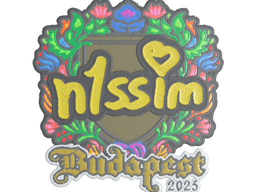 Sticker | n1ssim (Embroidered) | Budapest 2025