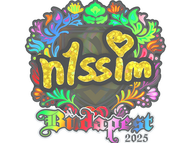 Sticker | n1ssim (Holo) | Budapest 2025
