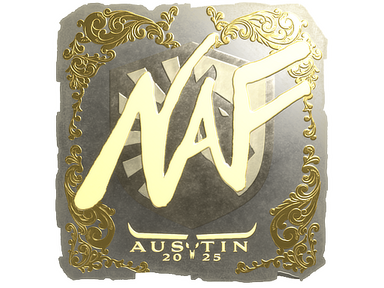 Sticker | NAF (Gold) | Austin 2025