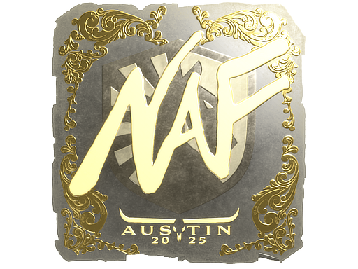 Sticker | NAF (Gold) | Austin 2025