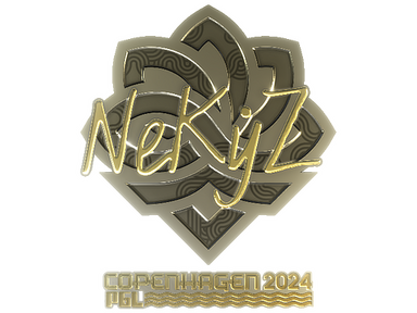 Sticker | NEKiZ (Gold) | Copenhagen 2024