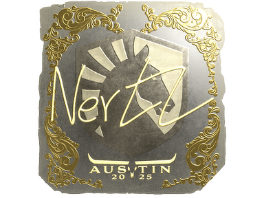Sticker | NertZ (Gold) | Austin 2025