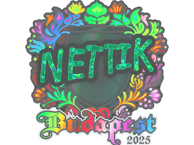 Sticker | nettik (Holo) | Budapest 2025