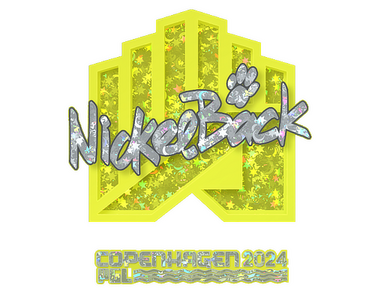 Sticker | NickelBack (Glitter) | Copenhagen 2024