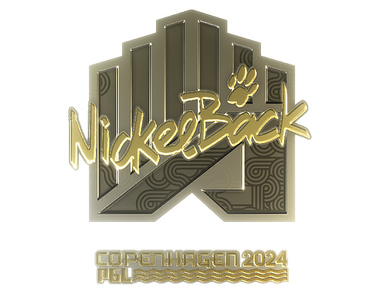 Sticker | NickelBack (Gold) | Copenhagen 2024