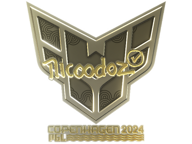 Sticker | nicoodoz (Gold) | Copenhagen 2024