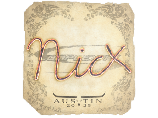 Sticker | nicx | Austin 2025