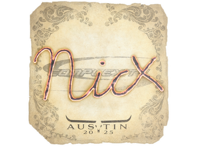 Sticker | nicx | Austin 2025
