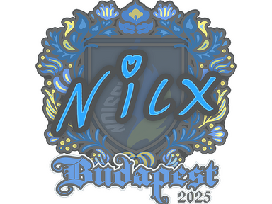Sticker | nicx | Budapest 2025