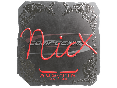 Sticker | nicx (Foil) | Austin 2025