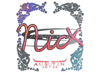 Sticker | nicx (Holo) | Austin 2025