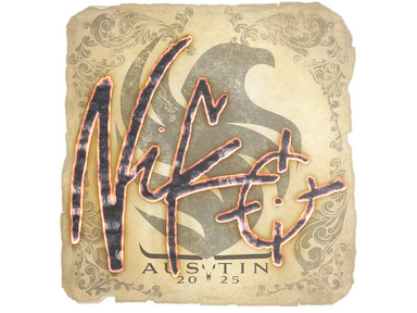 Sticker | NiKo | Austin 2025