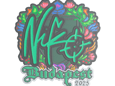 Sticker | NiKo (Embroidered) | Budapest 2025