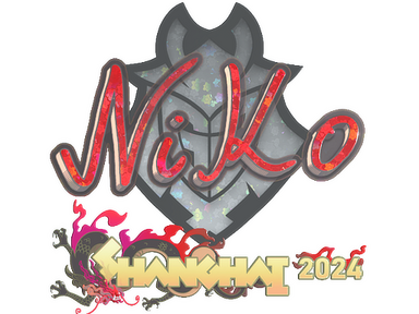Sticker | NiKo (Glitter) | Shanghai 2024