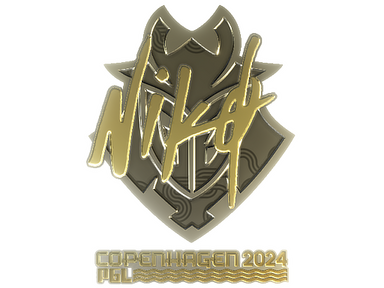Sticker | NiKo (Gold) | Copenhagen 2024
