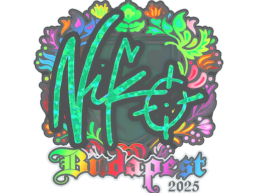 Sticker | NiKo (Holo) | Budapest 2025