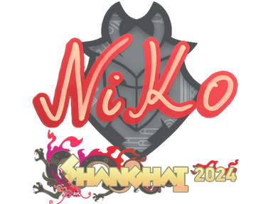 Sticker | NiKo | Shanghai 2024