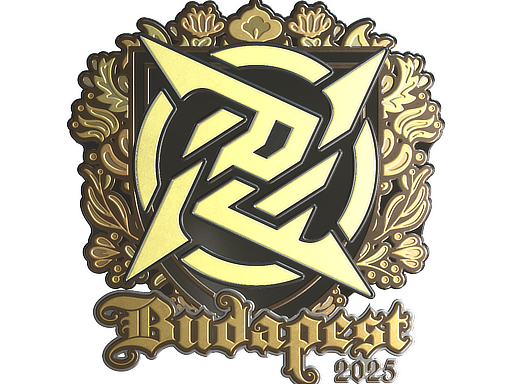 Sticker | Ninjas in Pyjamas (Gold) | Budapest 2025
