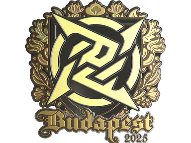 Sticker | Ninjas in Pyjamas (Gold) | Budapest 2025