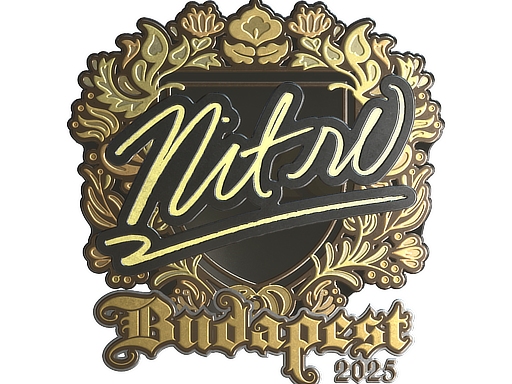 Sticker | nitr0 (Gold) | Budapest 2025