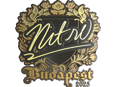 Sticker | nitr0 (Gold) | Budapest 2025