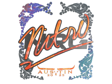 Sticker | nitr0 (Holo) | Austin 2025